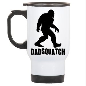 Funny Dadsquatch Dad Sasquatch Bigfoot Stainless Steel Travel Mug