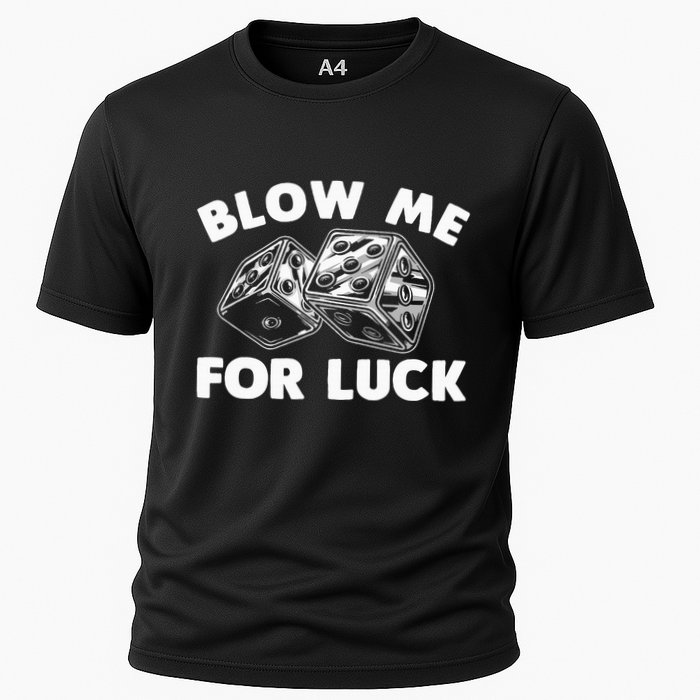Funny Dice Design Gambling Dice Casino Lovers Cooling Performance Crew T-Shirt
