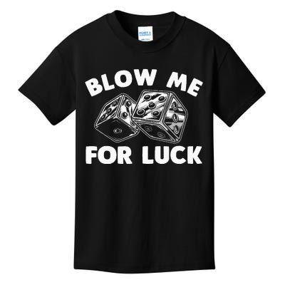 Funny Dice Design Gambling Dice Casino Lovers Kids T-Shirt