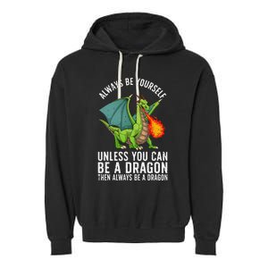 Funny Dragon Design For Fantasy Dragon Lover Garment-Dyed Fleece Hoodie