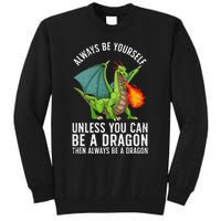 Funny Dragon Design For Fantasy Dragon Lover Tall Sweatshirt