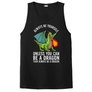 Funny Dragon Design For Fantasy Dragon Lover PosiCharge Competitor Tank