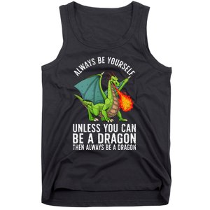 Funny Dragon Design For Fantasy Dragon Lover Tank Top