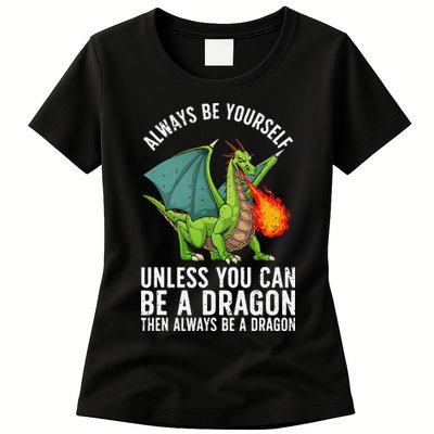 Funny Dragon Design For Fantasy Dragon Lover Womens T-Shirt