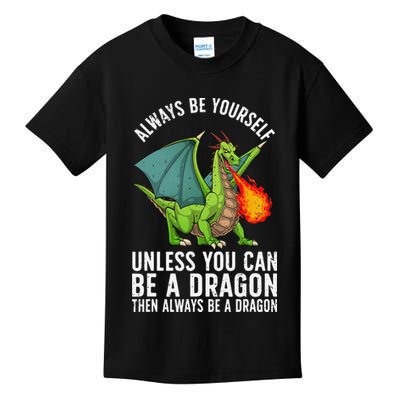 Funny Dragon Design For Fantasy Dragon Lover Kids T-Shirt