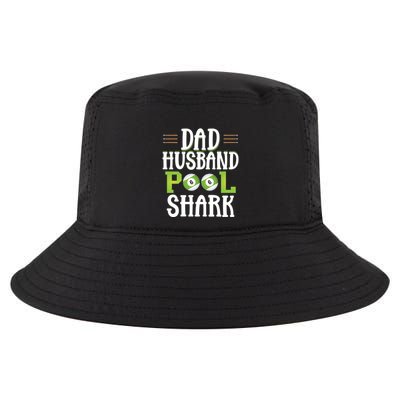 Father's Day Dad Husband Pool Shark Funny Joke Billiards Gift For Dad Cool Comfort Performance Bucket Hat
