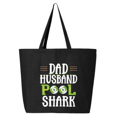 Father's Day Dad Husband Pool Shark Funny Joke Billiards Gift For Dad 25L Jumbo Tote
