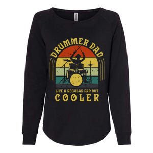 Funny Drummer Dad Art For Drumming Daddy Womens California Wash Sweatshirt