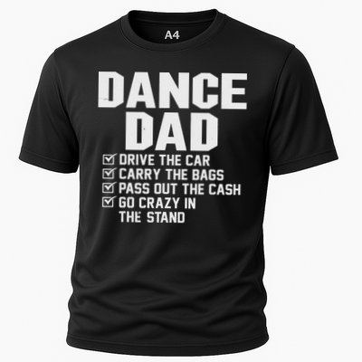 Funny Dance Dad Proud Dancer Dancing Father Cooling Performance Crew T-Shirt
