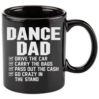 Funny Dance Dad Proud Dancer Dancing Father 11oz C Handle Ceramic Mug