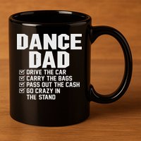 Funny Dance Dad Proud Dancer Dancing Father 11oz C Handle Ceramic Mug