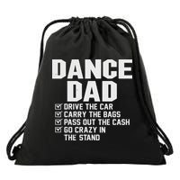 Funny Dance Dad Proud Dancer Dancing Father Drawstring Bag