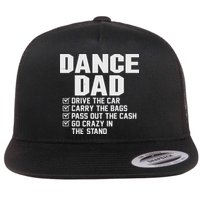 Funny Dance Dad Proud Dancer Dancing Father Flat Bill Trucker Hat