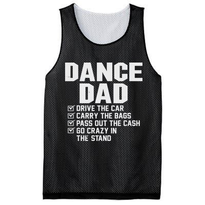 Funny Dance Dad Proud Dancer Dancing Father Mesh Reversible Basketball Jersey Tank