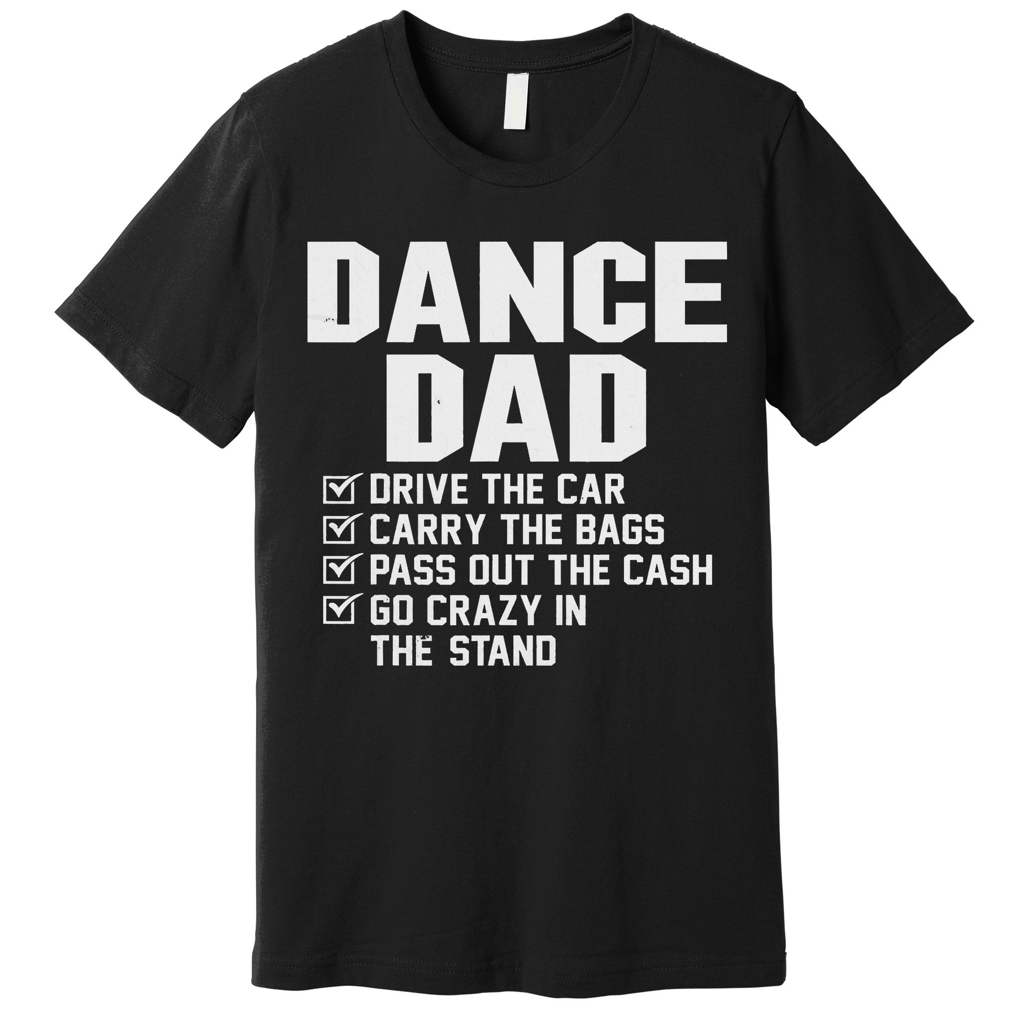 Funny Dance Dad Proud Dancer Dancing Father Premium T-Shirt