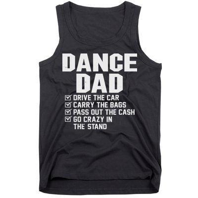 Funny Dance Dad Proud Dancer Dancing Father Tank Top