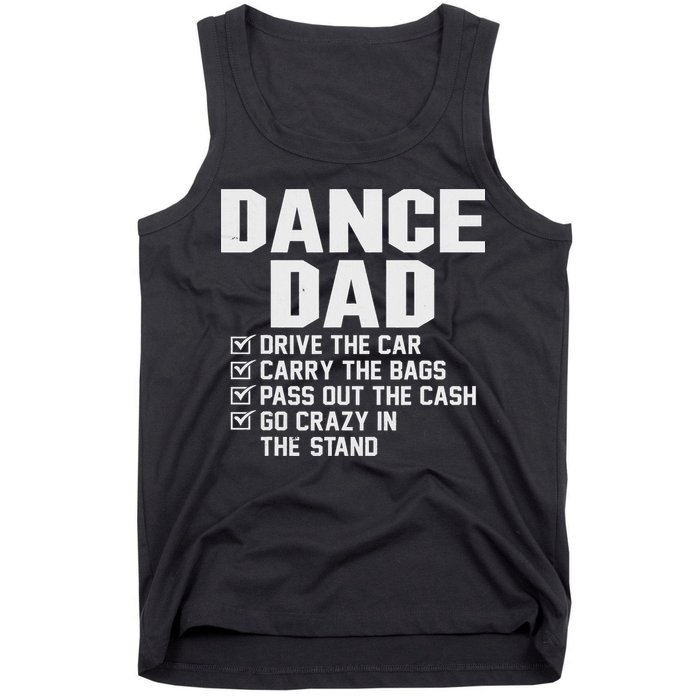 Funny Dance Dad Proud Dancer Dancing Father Tank Top
