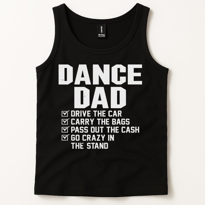 Funny Dance Dad Proud Dancer Dancing Father Tank Top