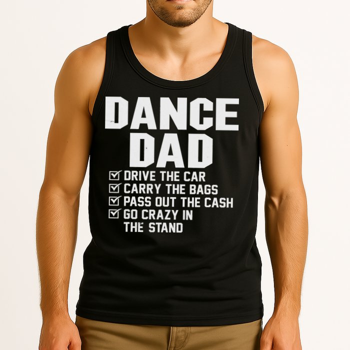 Funny Dance Dad Proud Dancer Dancing Father Tank Top