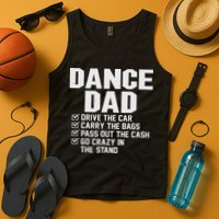 Funny Dance Dad Proud Dancer Dancing Father Tank Top