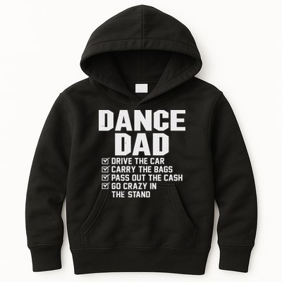 Funny Dance Dad Proud Dancer Dancing Father Kids Hoodie