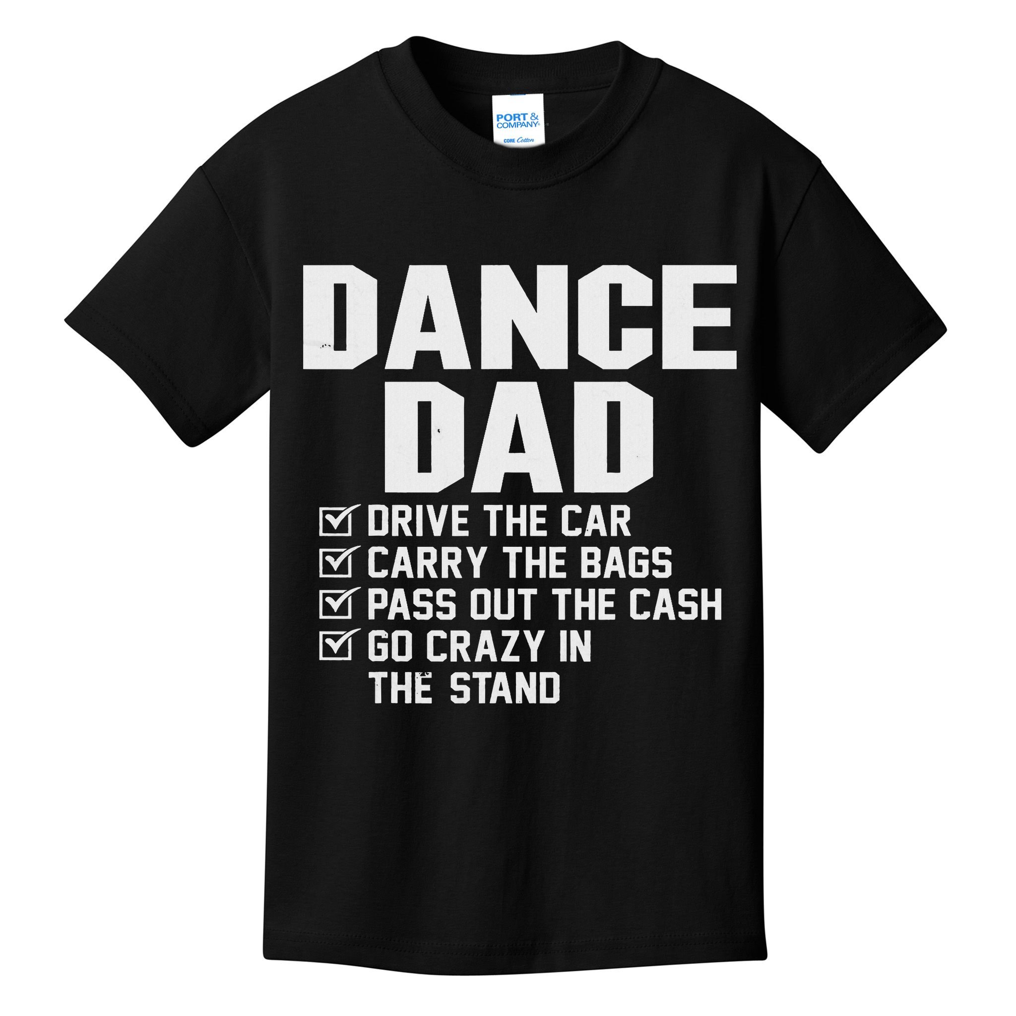Funny Dance Dad Proud Dancer Dancing Father Kids T-Shirt