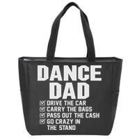 Funny Dance Dad Proud Dancer Dancing Father Zip Tote Bag