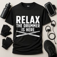Funny Drummer Design For Drum Player Music Lover Performance Shirt