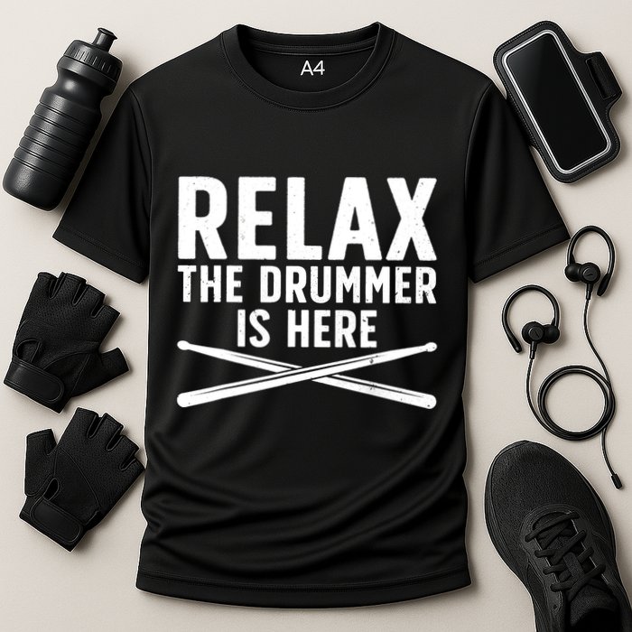 Funny Drummer Design For Drum Player Music Lover Performance Shirt