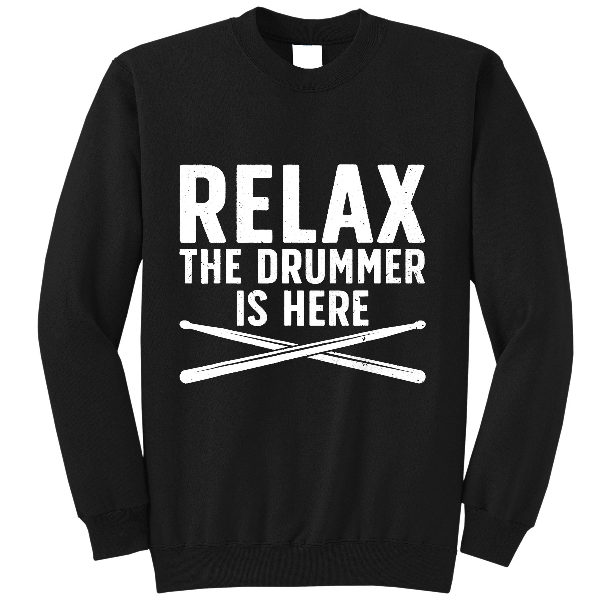 Funny Drummer Design For Drum Player Music Lover Sweatshirt