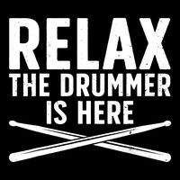 Funny Drummer Design For Drum Player Music Lover 7-Panel Snapback Hat