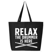 Funny Drummer Design For Drum Player Music Lover 25L Jumbo Tote