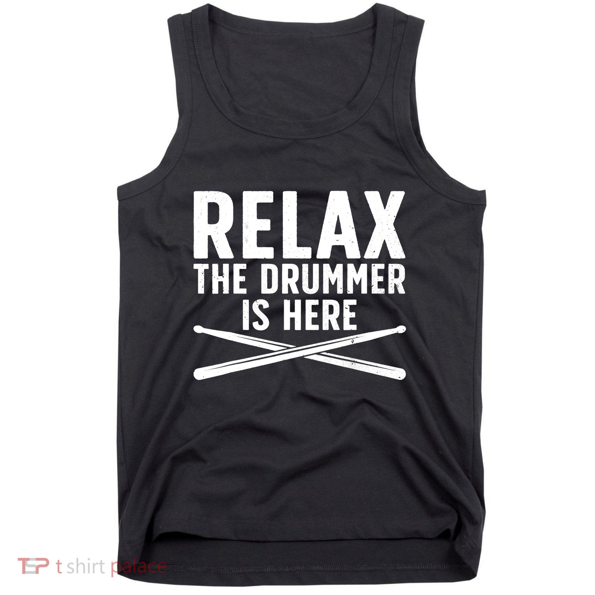 Funny Drummer Design For Drum Player Music Lover Tank Top