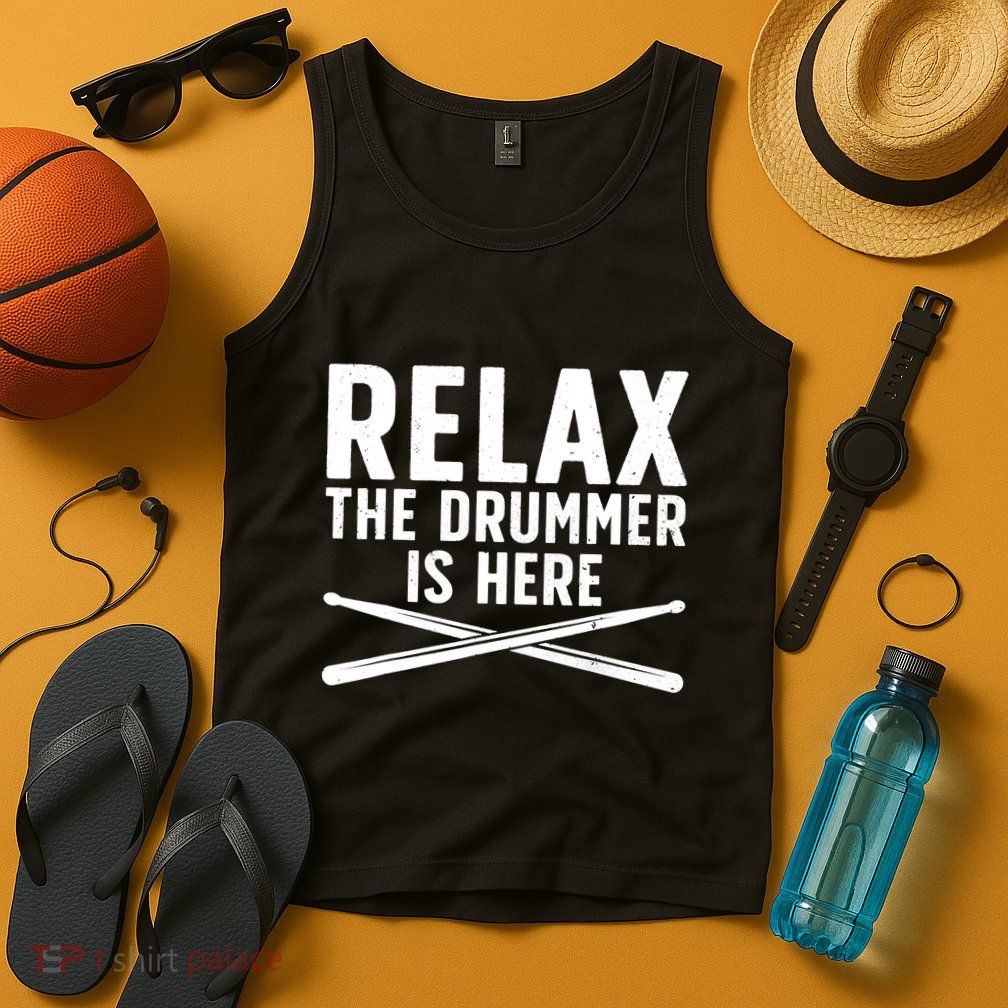 Funny Drummer Design For Drum Player Music Lover Tank Top