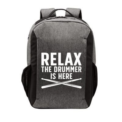 Funny Drummer Design For Drum Player Music Lover Vector Backpack