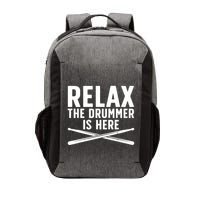 Funny Drummer Design For Drum Player Music Lover Vector Backpack