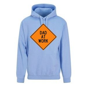  Funny Design Dad at Work Warning Unisex Surf Hoodie