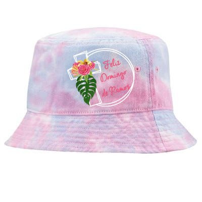 Feliz Domingo De Ramos Palm Sunday Gift Tie-Dyed Bucket Hat