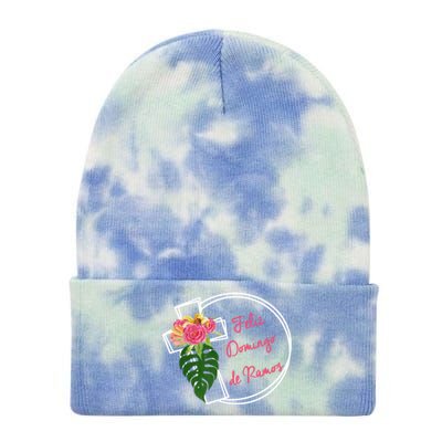 Feliz Domingo De Ramos Palm Sunday Gift Tie Dye 12in Knit Beanie