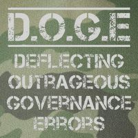 Funny Doge. Deflecting Outrageous Governance Errors Legacy Tie Dye Trucker Hat