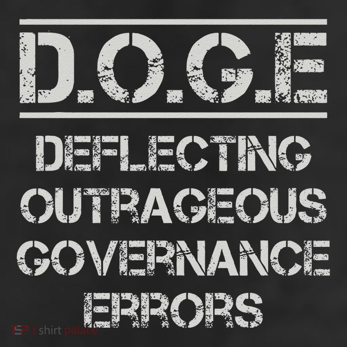 Funny Doge. Deflecting Outrageous Governance Errors Cool Comfort Performance Bucket Hat