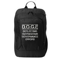 Funny Doge. Deflecting Outrageous Governance Errors City Backpack