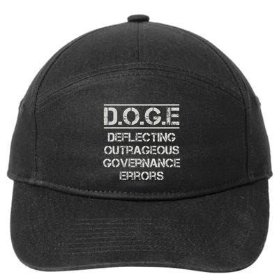 Funny Doge. Deflecting Outrageous Governance Errors 7-Panel Snapback Hat