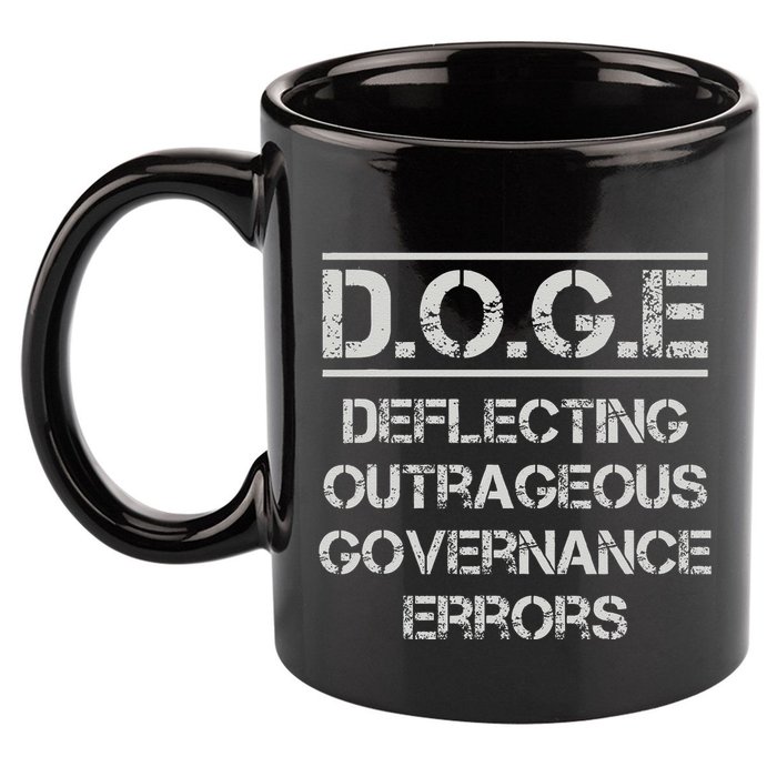Funny Doge. Deflecting Outrageous Governance Errors 11oz C Handle Ceramic Mug