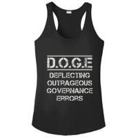 Funny Doge. Deflecting Outrageous Governance Errors Ladies PosiCharge Competitor Racerback Tank