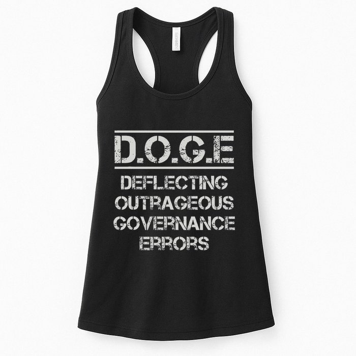 Funny Doge. Deflecting Outrageous Governance Errors Womens Tank Top