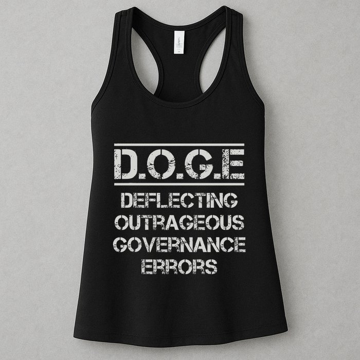 Funny Doge. Deflecting Outrageous Governance Errors Womens Tank Top