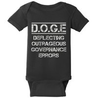 Funny Doge. Deflecting Outrageous Governance Errors Baby Bodysuit