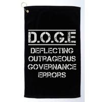 Funny Doge. Deflecting Outrageous Governance Errors Golf Towel