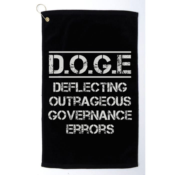 Funny Doge. Deflecting Outrageous Governance Errors Golf Towel